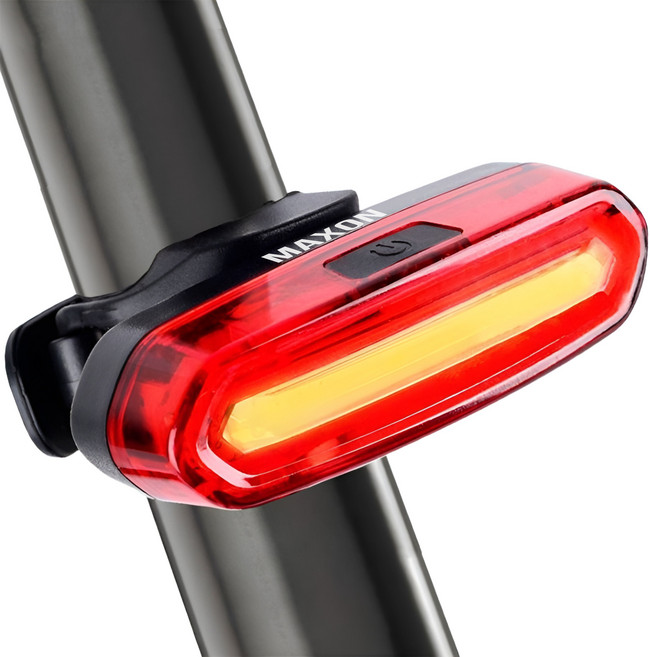 맥스온 LED C타입 충전식 방수 자전거 후미등 레드 블루 교차점멸, 1개, 레드블루