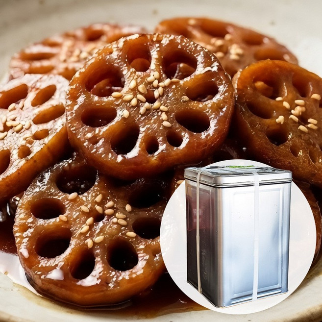 연근조림 4k 16kg 반찬 대용량 식자재 업소용 식당용, 1개