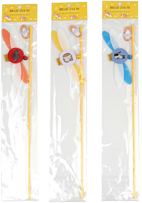 패리스캣 캣자수 로프 스틱토이 (색상랜덤), 랜덤 발송, 1개