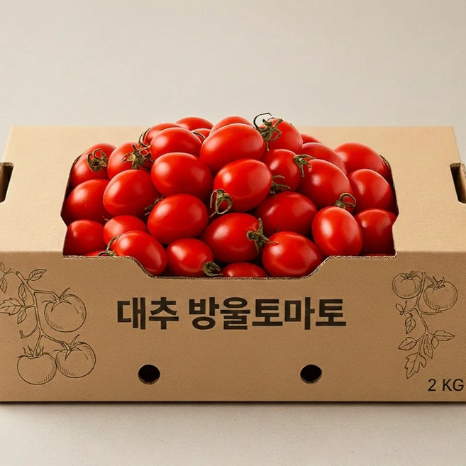 ★농장직판가격★ 첫출하 대추 방울토마토 2kg, 1kg