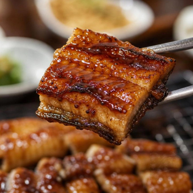 수정상점 [고객만족도 1위 ] 손질한 전북 고창군 자포니카 풍천 민물장어 1Kg 손질 후 700g, 1개