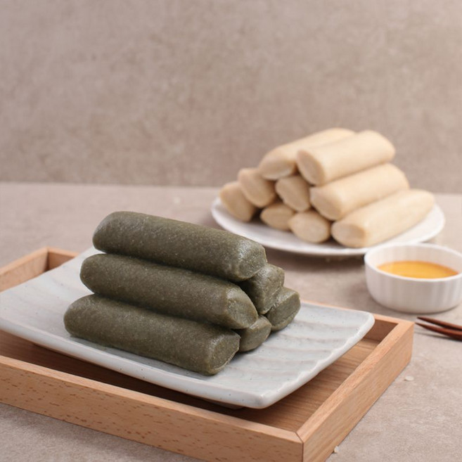 쪄옴 국내산현미쌀 현미쑥가래떡, 2개, 1kg