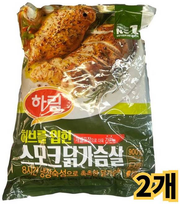 하림 허브를 입힌 닭가슴살 900G X 1개 ~5개 코스트코, 2개