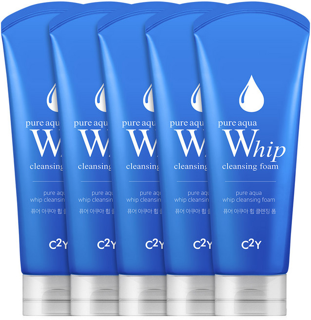 시투와이 퓨어 아쿠아 휩 클렌징 폼, 120ml, 5개
