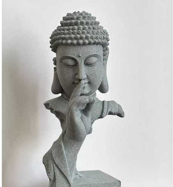 부처님불상 관세음보살상 불교용품 불자 장식품 미니, 1개, 전투 손상-투전승불 (11x8x18cm)