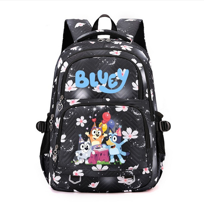 Bluey 卡通可愛大容量兒童後背包