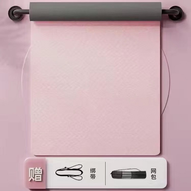 多功能健腹器 仰臥起坐輔助器 減肚子瘦腰 卷腹機 承重300斤, 靜音瑜伽墊【183*80*厚度1cm】