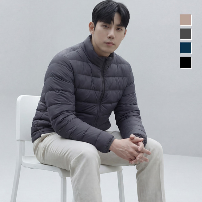 남자경량패딩 남성 패딩 점퍼 [플렉스업] 웰론경량패딩점퍼 (FXZZJK01)