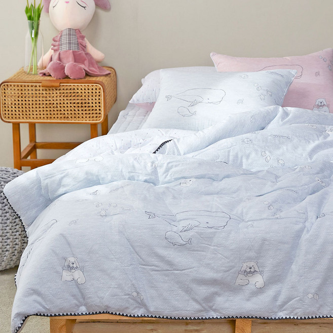 마린 60수 오가닉순면 간절기 이불 SS사이즈