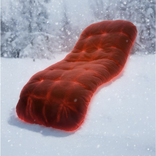 꼼지락피싱탄소온열매트 꼼지락온열매트 낚시용의자온열시트 의자온열매트 월산낚시, 블랙