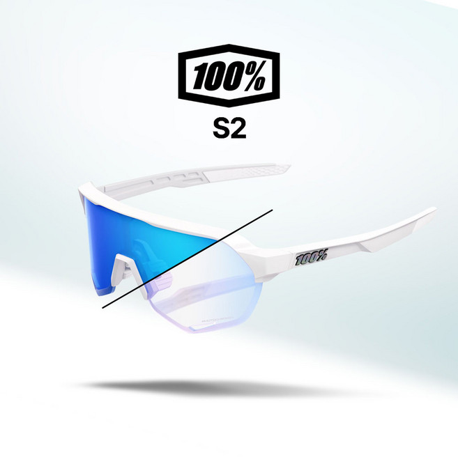 100% 고글 S2 자전거 야구 골프 스포츠 선글라스 100퍼센트 100프로(06), 17.바스티유 펄화이트 글리터/블루미러변색(30), 1개