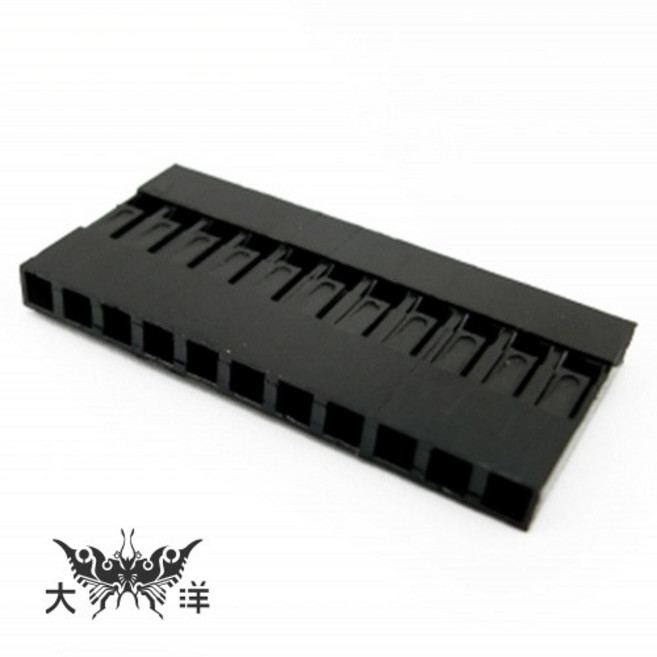 2.54mm 杜邦座 單排 11P-40P 杜邦端子 1320A, 1個, 20P