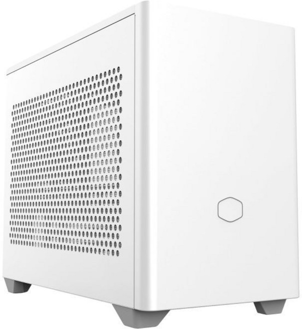 Cooler Master 소형 폼팩터NR200 화이트 미니 ITX 케이스통기성 패널 포함 트리플 슬롯 GPU 도구 필요 없음 360도 부품 접근성 PCI 라이저 100606, NR200 White, 1개
