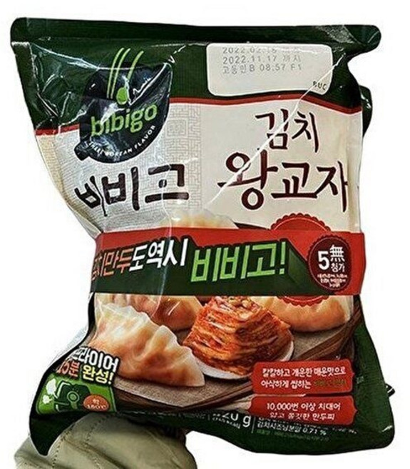 (매장정품) 비비고 [셀러허브 식품]씨제이 김치왕교자 420g x 2 1개 a26938 239166, 1