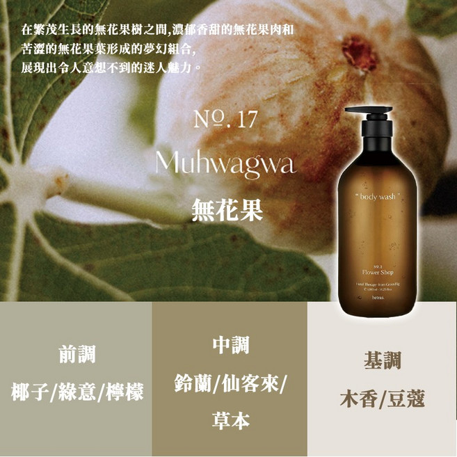 台灣24H出貨【韓國製－Hetras・飯店療癒沐浴乳】香水沐浴乳 生日禮物 聖誕節禮物, 1件, 1.013L