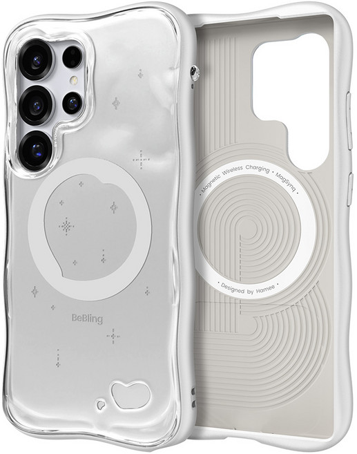 비블링2 갤럭시 S25 울트라 물결 웨이브 케이스