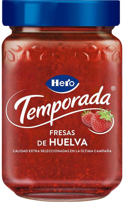 스페인 헤로 HERO strawberry jam 제철 딸기잼, 350g, 3개