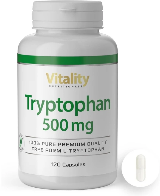 바이탈리티 트립토판 500mg 120캡슐 독일, 1개, 120정 - 쿠팡