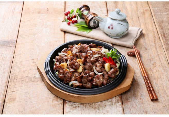 델리퀸 국내산 통마늘 닭근위 양념볶음 250g, 3개