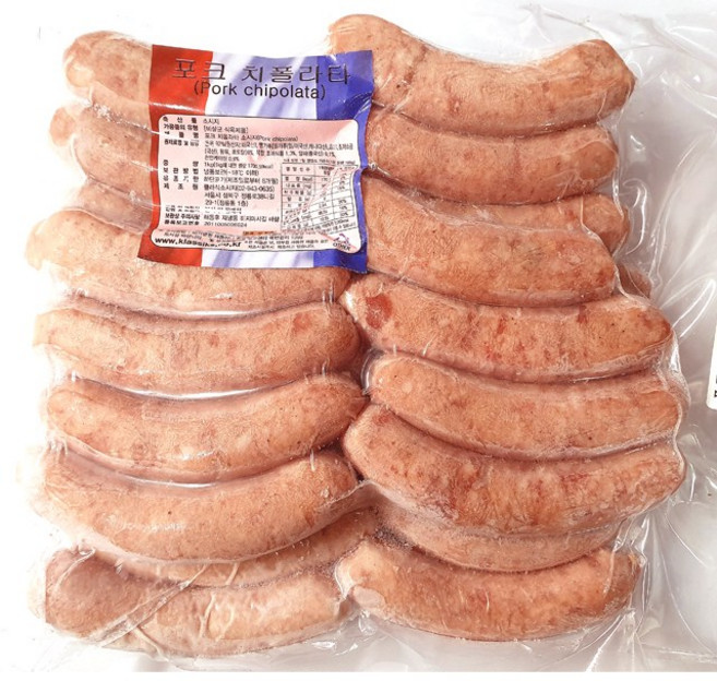 [클라식소시지] 포크치폴라타 수제소세지 천연양장제조 소시지(Chipolata Sausage) 프랑스소시지, 1개, 1kg