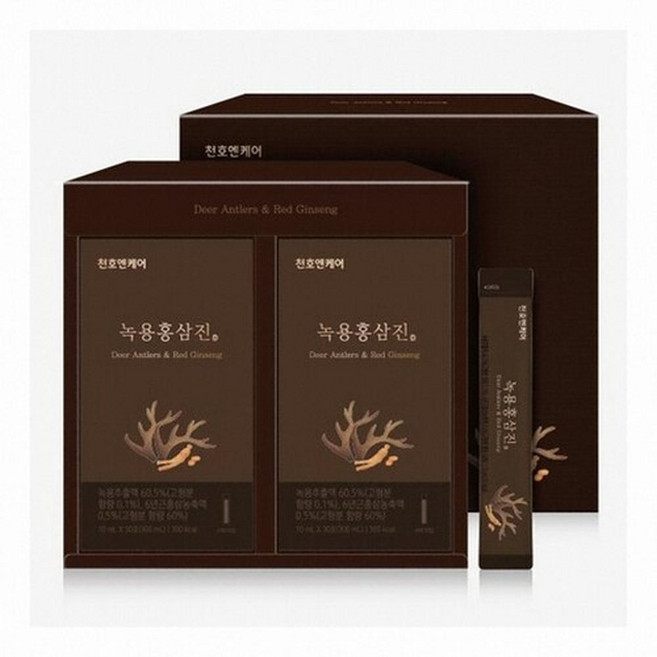 천호엔케어 녹용홍삼진, 3박스, 600ml