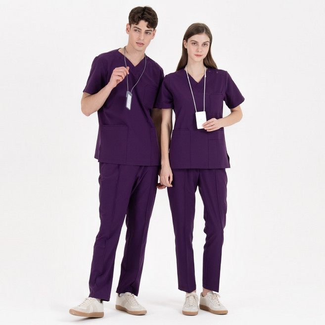 너스스타일 수술복 스크럽복 상하세트 남녀공용 병원 간호사 근무복 유니폼