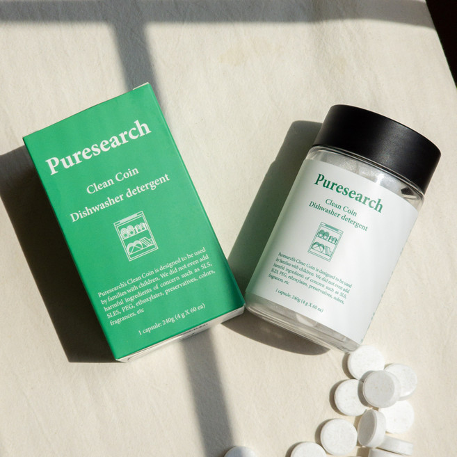 EWG 그린등급 프리미엄 식기세척세제 전성분공개 유아용세제, 240g, 2개