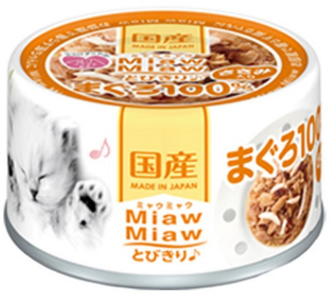 아이시아 먀우먀우 토비키리 고양이캔, 1개, 60g, MT-2 닭가슴살+참치