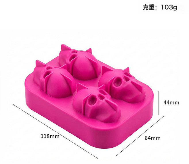 大號硅膠冰格食品級冰塊模具易脫模帶蓋冰球膜具家用冰條製冰模具, 1個, 如圖