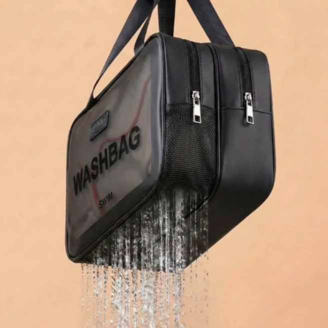 린크레디 목욕가방 대형 워시백, 블랙