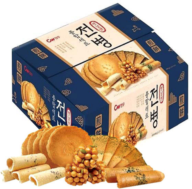 청우 옛날애 전병 종합 세트 800g, 1개