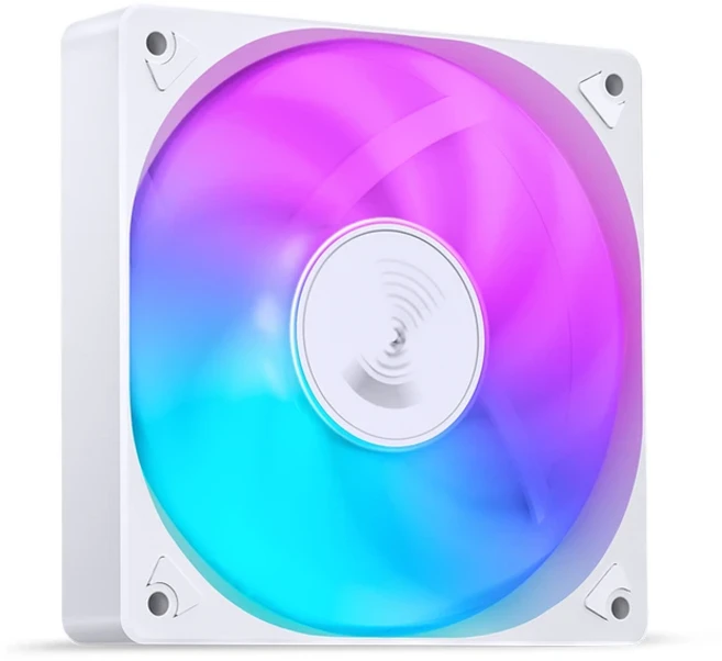 JONSBO SL-120 케이스 선풍기 5V 3 핀 ARGB 사일런트 CPU 쿨러 4 PWM 직렬 가능 역방향 화이트 블랙 120mm, 01 기타, 01 A-RGB, 01 SL-120 Color White