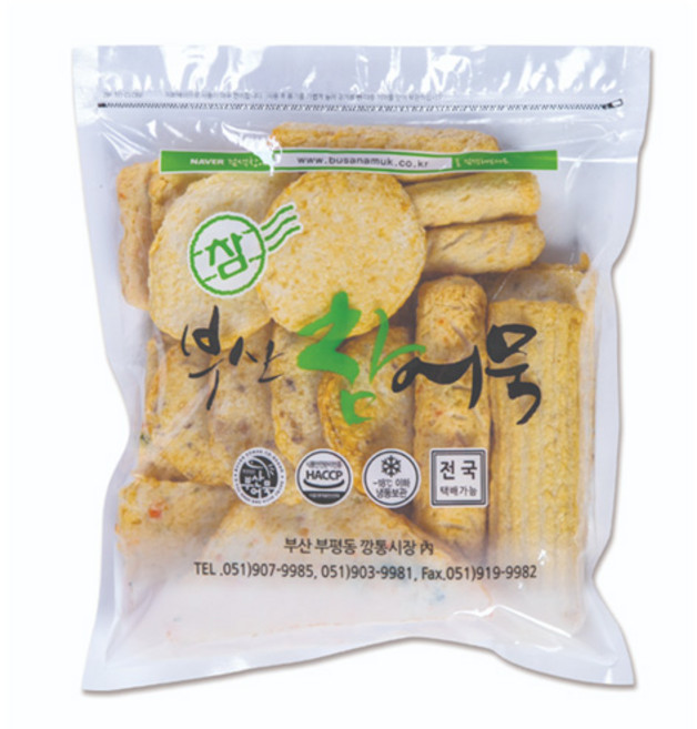 부산참어묵 부평깡통시장 직매장 안매운모듬, 860g, 1개