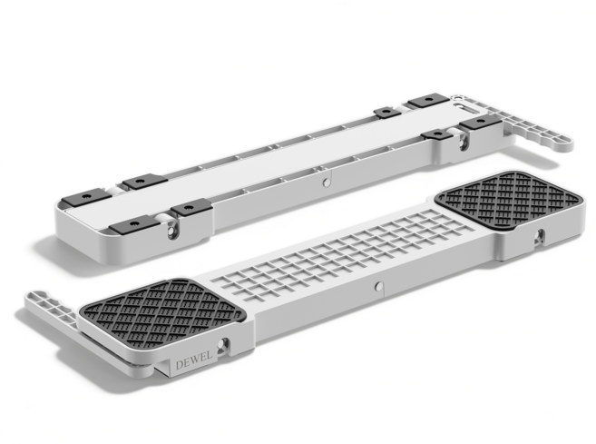 DEWEL 360도 회전 받침대 다용도 가구 운반도구 무거운 가구 옮기기 세탁기 냉장고 소파 이동기구, 1세트, 화이트