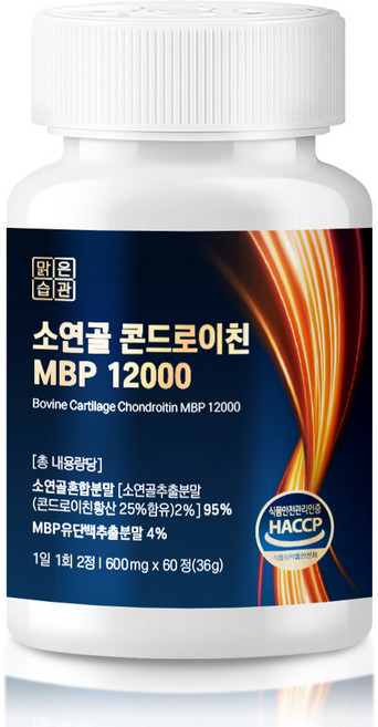 맑은습관 소연골 콘드로이친 MBP 12000 HACCP인증, 1개, 60정