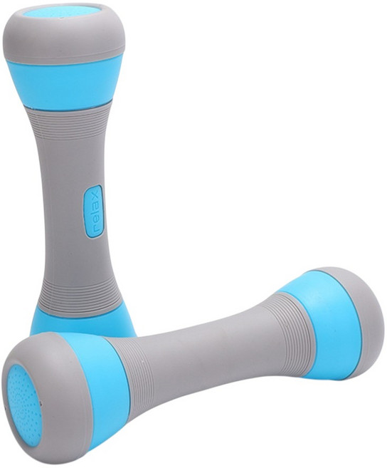 감성순간 아령 무게조절 1kg 1.5kg 2kg 2P, 2개, 블루