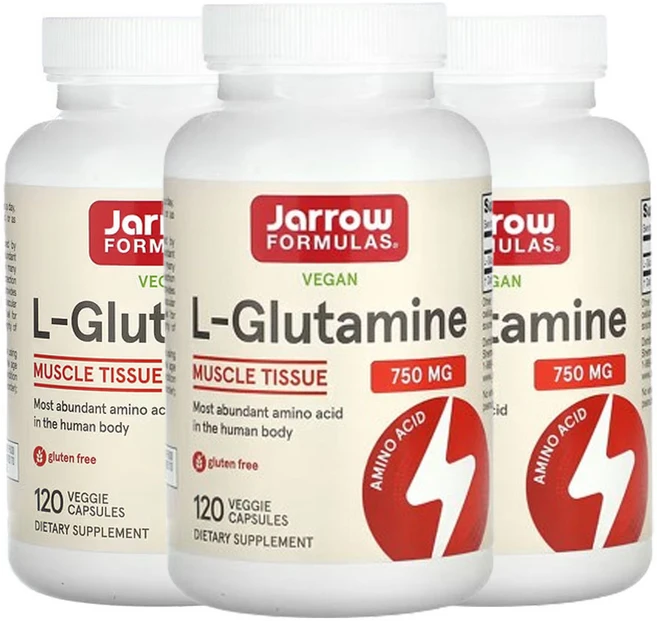 재로우포물러스 L-글루타민 750mg 120캡슐, 3개, 120정 - 쿠팡