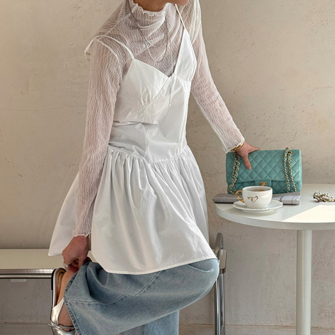 [난닝구]마틴버 나시롱블라우스