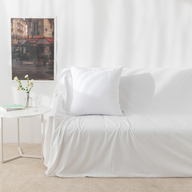 봄바람 디저트샵 알러지케어 부드러운 기본 프릴 쿠션커버 40 50 60