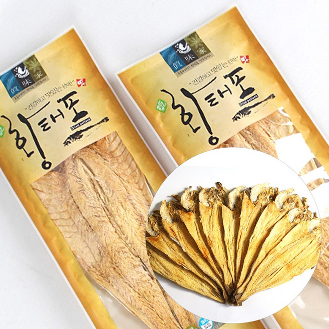 [가온애] 설원건조 황태포 3마리, 2개