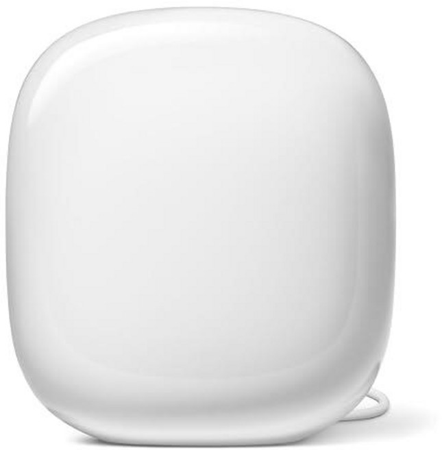 Google Nest Wi-Fi Pro - Wi-Fi 6E - 빠른 속도와 집 전체를 커버하는 안정적인 가정용 Wi-Fi 시스템 - 메시 라우터 - 스노우