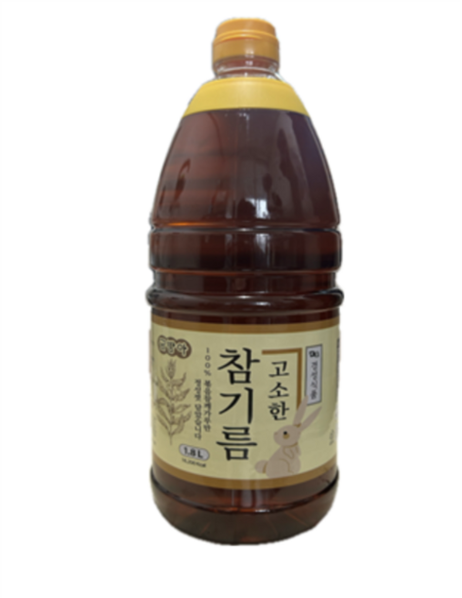 고소한 참기름 (금방아참기름) 1.8L, 1개