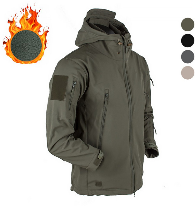 남성 전술 자켓 소프트쉘 작업복 야상