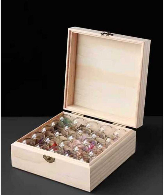 광물 세트 광석 표본 키트 과학 수정 교구 지질 관찰, 1개, 25종 천연 상자