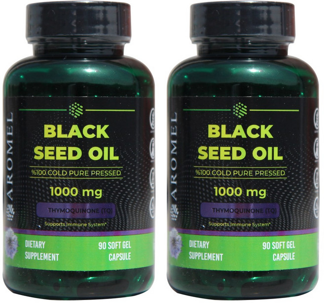 터키산 블랙커민씨드오일 티모퀴논 18mg 냉압착 90캡슐 2병 오메가3 뼈건강 큐민, 2개, 90회분