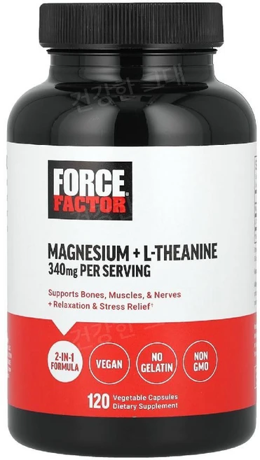 포스팩터 마그네슘 L 테아닌 120캡슐 Magnesium Theanine, 1개, 120정 - 쿠팡