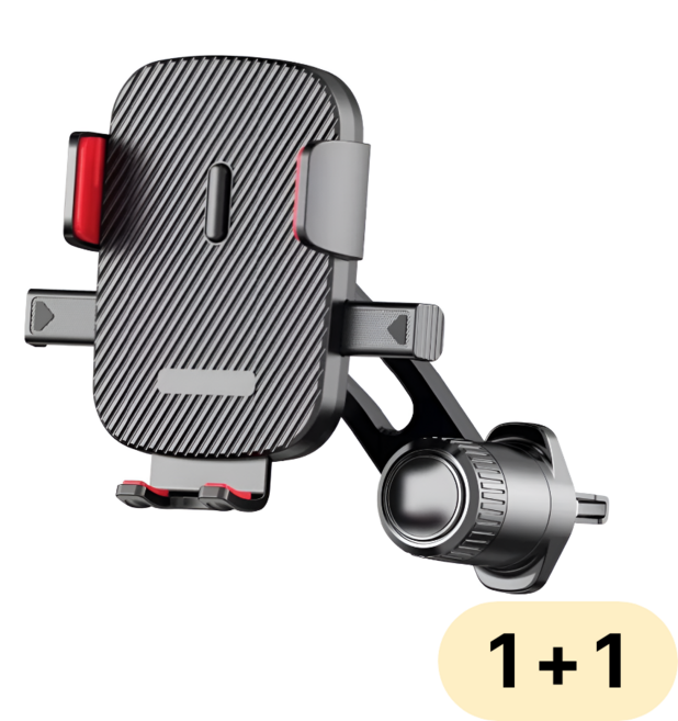 [1+1] 송풍구 차량 핸드폰 거치대 2세대, 1세트