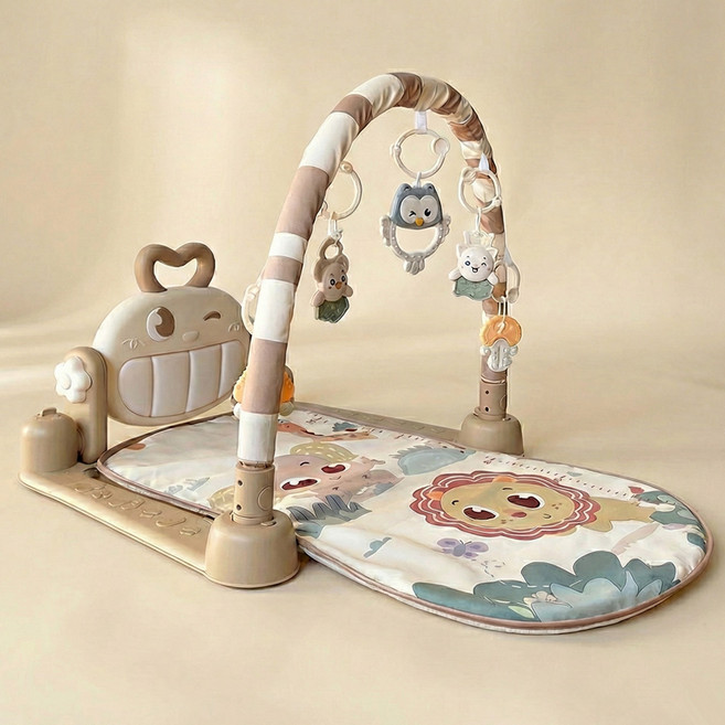 베베코지 신생아 아기 체육관, 1개, 베이지