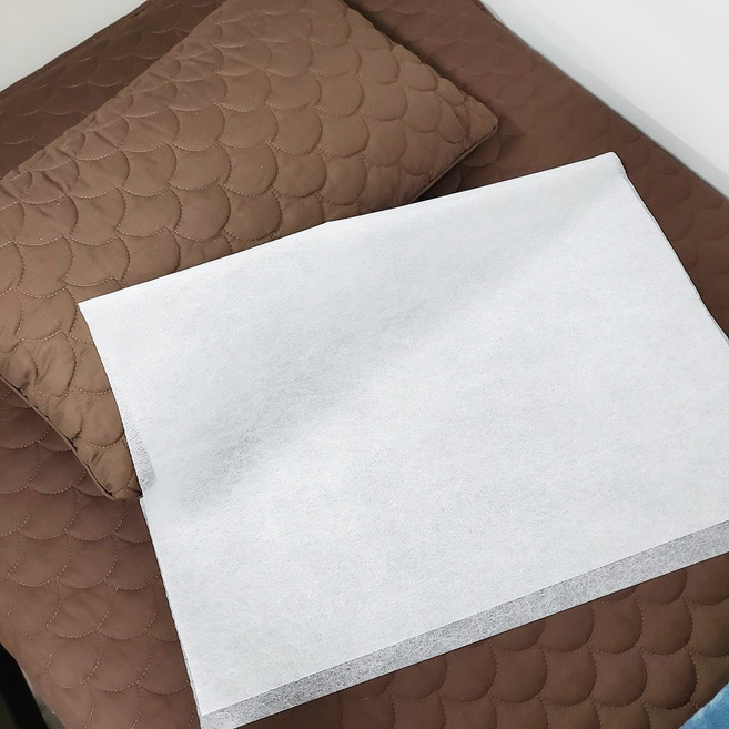 방수커버 일회용 방수 베개 시트 왁싱 베드 커버시트 부직포 100매