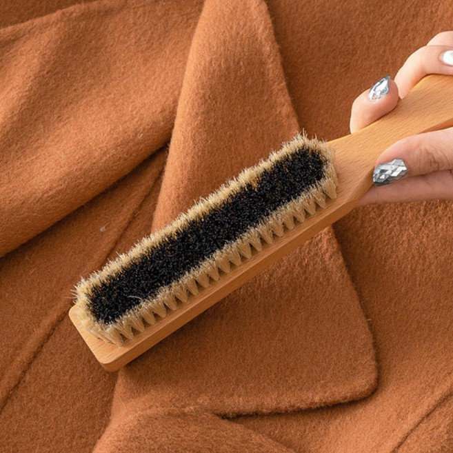 천연 돈모 코트빗 캐시미어 옷솔 브러쉬, 1개, 천연 돈모 코트 브러쉬
